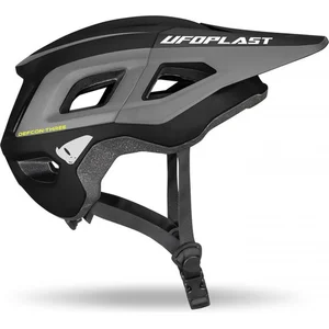 UFO plast Defcon THREE - mountainbike helm - Black and gray - maat L/XL pas cher