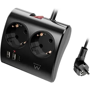 Ewent Multiprise Ew3871 2 Prises Avec Interrupteur pas cher