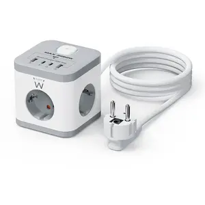 Ewent Multiprise 2xusb A/c 3 Prises Avec Interrupteur 1.5 M pas cher