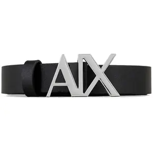 Ceinture Armani Exchange Femme Noire 188051 - Matière Simili pas cher