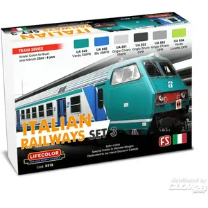 Grundig, Peinture loisirs créatifs, Italian Railways Set # 3 6 x 22 ml pas cher