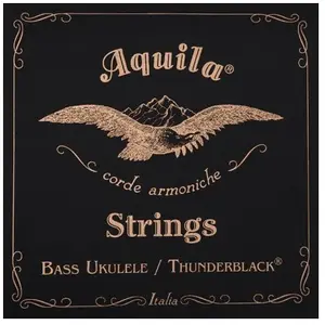 Aquila Strings 140U ThunderBlack - Jeu de cordes pour Bass Ukulele pas cher