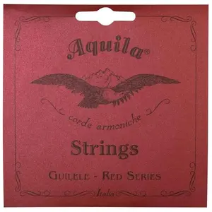 Aquila Set cordes guitalele e-a-d-G-B-E Red Serie pas cher
