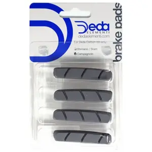 Jeu de patin de frein carbone Deda Shimano - performance sur terrain mouillé - 4 patins inclus pas cher