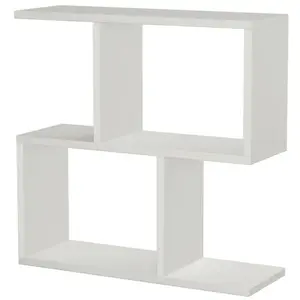 Table basse Dpersend - Dmora - Mélamine - Noir 60x25h60 cm pas cher