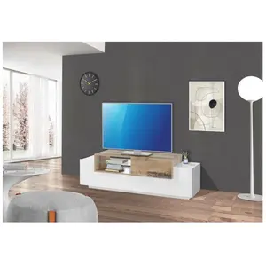 Dmora - Meuble TV Dlodrin, Buffet bas de salon, base meuble TV, 100% M...Vendu parcdiscount