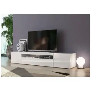 Dmora - Meuble TV Jesse, Buffet bas de salon avec 3 portes, base meubl... pas cher