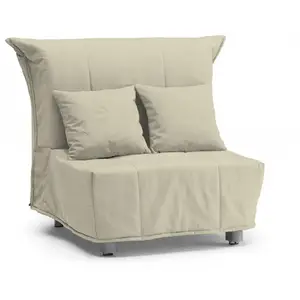 Fauteuil Andreou Talamo Italie en Tissu Beige 85x90x85h cm pas cher