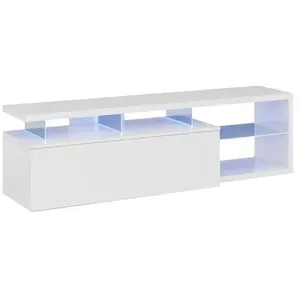 Dmora Support TV Dlupert, Buffet pour télévision de salon avec 1 porte... pas cher