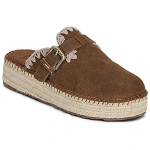 Sabots Mou JUTE CLOG PLAIN SUEDE solde femme