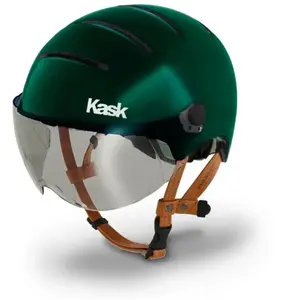 Casque de vélo urbain avec visière Kask 4 aérations Taille L Vert pas cher