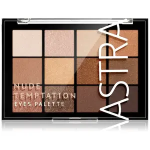 Astra Make-Up Palette ombre à paupières The Temptation 0001 - Nude Temptation , Palette Poudre 15g Yeux pas cher