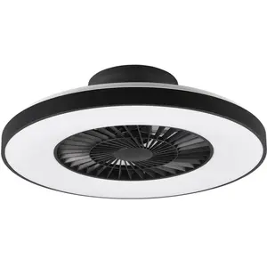 FRANKYSTAR Halmstadt - Ventilateur et plafonnier led Ø60 cm pas cher