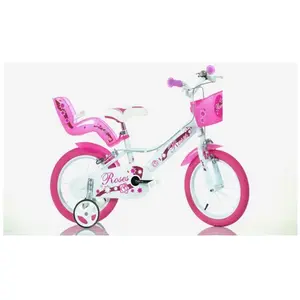 SCH Vélo Roses, Vélo Enfant, Blanc, 14Vendu parcdiscount
