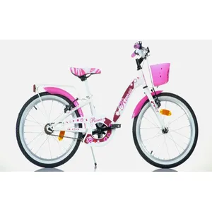 Comparateur de prix : F.LLI SCHIANO SCH ROSES 20'', vélo pour enfants, adapté aux enfants de 6 à 10 ans, de 120 à 155 cm, panier, sonnette et porte-bagages, blanc