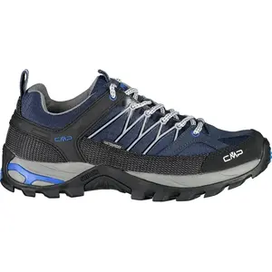 CMP Rigel Low Shoe Wp Chaussures de trekking et de randonnée pour homme, B Blue Cemento, 44 EU
