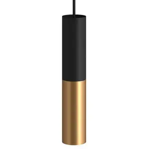 Creative Cables Lampe Suspendue Avec Ampoule Textil Doble Tub-e14 pas cher