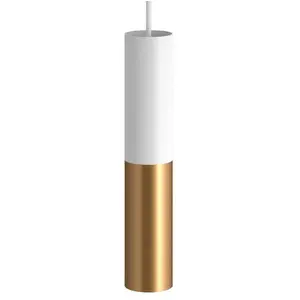 Creative Cables Lampe Suspendue Avec Ampoule Textil Doble Tub-e14 pas cher