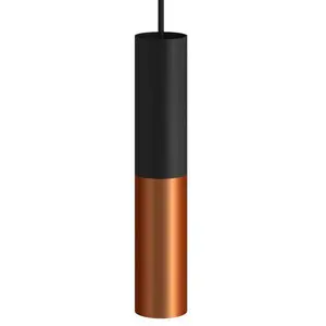 Creative Cables Lampe Suspendue Textil Doble Tub-e14Vendu parbricoinn