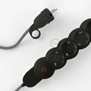 Creative Cables Multiprise M1t4n02rn02 Câble En Lin Rn02 2 MVendu partechinn