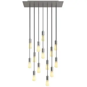 Creative Cables Lampe Suspendue Rose-one Xxl 14 Falls With Bulbs
