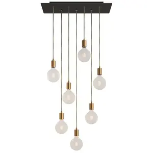 Creative Cables Lampe Suspendue Rose-one Xxl 7 Falls