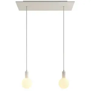 Creative Cables Lampe Suspendue Rose-one Xxl 2 Falls With Light BulbVendu parbricoinn