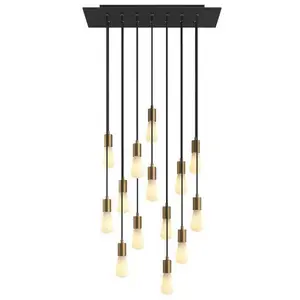 Creative Cables Lampe Suspendue Rose-one Xxl 14 Falls pas cher