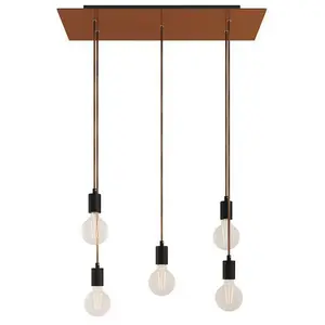 Creative Cables Lampe Suspendue Rose-one Xxl 5 FallsVendu parbricoinn