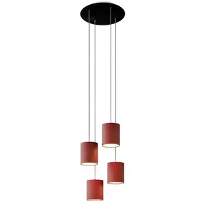 Creative Cables Lampe Suspendue Round Rose-one Xxl Cylinder 4 Falls Wi...Vendu parbricoinn