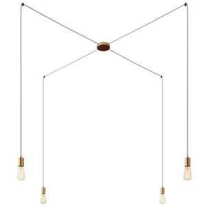 Creative Cables Lampe Suspendue Spider 4 Falls With Light BulbVendu parbricoinn