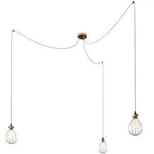 Creative Cables Lampe Suspendue Spider 3 DropsVendu parbricoinn