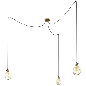 Creative Cables Lampe Suspendue Spider Drop 3 Falls With BulbsVendu parbricoinn