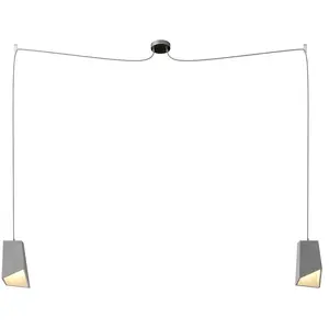 Creative Cables Lampe Suspendue Spider Prism 2 Falls With Bulbs pas cher