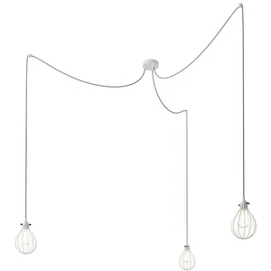 Creative Cables Lampe Suspendue Spider Drop 3 Falls pas cher