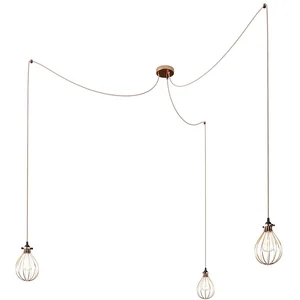 Creative Cables Lampe Suspendue Spider Drop 3 Falls
