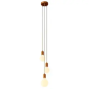 Creative Cables Lampe Suspendue Multiple 3 Falls pas cher