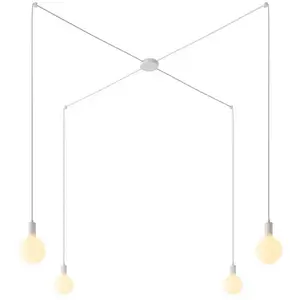 Creative Cables Lampe Suspendue Spider 4 Falls pas cher