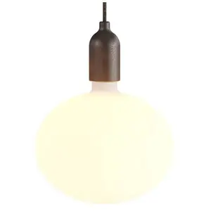 Creative Cables Lampe Suspendue Textile Wood Wengue 1.2 M pas cher