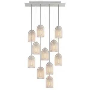 Creative Cables Lampe Suspendue Rose-one Xxl Ghostbell 11 Falls With Light BulbVendu parbricoinn