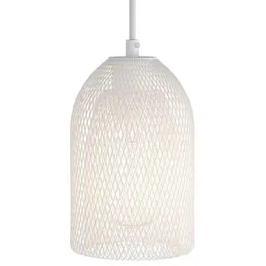 Creative Cables Lampe Suspendue Avec Ampoule Textile Ghostbell 1.2 MVendu parbricoinn