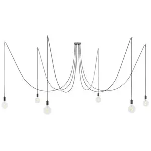 Creative Cables Lampe Suspendue Spider 6 Falls pas cher