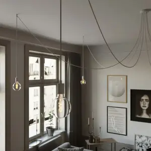 Creative Cables Lampe Suspendue Spider 6 FallsVendu parbricoinn