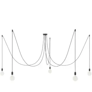 Creative Cables Lampe Suspendue Spider 5 Falls pas cher