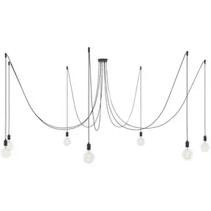 Creative Cables Lampe Suspendue Spider 7 Falls pas cher