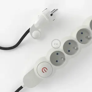 Creative Cables Multiprise M1f4b03rn03 Câble En Lin Rn03 3 M pas cher