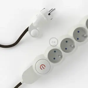 Creative Cables Multiprise M1f4b01rn04 Câble En Lin Rn04 1 M pas cher
