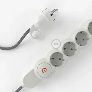 Creative Cables Multiprise M1t4b01rn02 Câble En Lin Rn02 1 MVendu partechinn