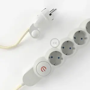 Creative Cables Multiprise Câble En Rayonne M1t4b01rm00 Rm00 1 M pas cher