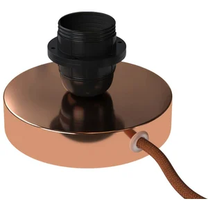 Creative Cables Abat-jour Posaluce-lampe De Table En Métal Avec Prise Bipolaire pas cher